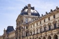 Bottom view of a part of Louvre Museum