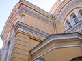 Masterpieces of religious art embodied in churches and cathedrals of Orthodox Odessa. Royalty Free Stock Photo