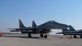 Bottom View Serbian Air Force MiG29 Military Aicraft Armed at Belgrade Air Base