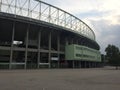 Bottom view shot of Ernst-Happel-Stadion in Vienna Austria Royalty Free Stock Photo