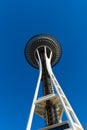 Bottom view of the Seattle Space Needle