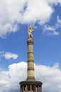 Bottom view of Victory Column Royalty Free Stock Photo