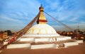 Boudha or Bodhnath stupa - Kathmandu - Nepal Royalty Free Stock Photo