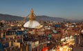 Boudha or Bodhnath stupa - Kathmandu - Nepal Royalty Free Stock Photo