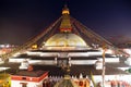 Boudha or Bodhnath stupa in Kathmandu, Nepal Royalty Free Stock Photo