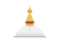 Boudha Stupa from Kathmandu Nepal Royalty Free Stock Photo