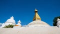 Boudhanath stupa in Kathmandu Royalty Free Stock Photo