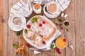 Bougatsa - Greek puff pastry with cream.