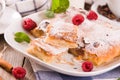 Bougatsa - Greek puff pastry with cream.