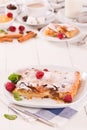 Bougatsa - Greek puff pastry with cream.