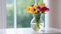 flowers bouguet in a vase