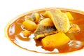 Bouillabaisse, fish soup from Marseille Royalty Free Stock Photo