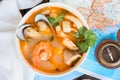 Bouillabaisse french seafood soup