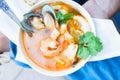 Bouillabaisse french seafood soup