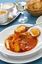 Bouillabaisse, soupe de poisson Royalty Free Stock Photo