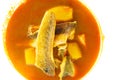 Bouillabaisse,traditional fish soup from Marseille