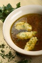 Bouillon with herbs