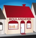 Boulangerie. French bakery. Royalty Free Stock Photo