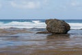 Boulder on the Beach on the North Shore of Barbados