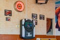 Interior view of the A & W Fast food chain store Royalty Free Stock Photo