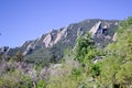 Boulder Colorado Flatirons Mountains Sunny Day Blue Sky Royalty Free Stock Photo