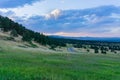 Boulder Colorado mountain road sunset Royalty Free Stock Photo