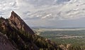 Boulder Colorado Vista Royalty Free Stock Photo