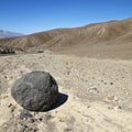 Boulder in Death Valley. Royalty Free Stock Photo