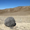 Boulder in Death Valley. Royalty Free Stock Photo