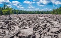 Boulder field in Hickory Run State Park