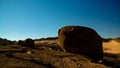 Boulder landscape near Djanet, Tassili, Algeria Royalty Free Stock Photo