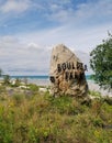 The Boulder Park neighorhood in Charlevoix MI, along the shore of Lake Michigan