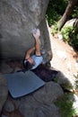 bouldering / climbing / rock Royalty Free Stock Photo