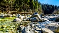 Cascade Creek in Cascade Falls Regional Park in BC Canada Royalty Free Stock Photo