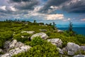 Boulders and eastern view of the Appalachian Mountains from Bear