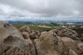 Boulders and large rocks along the Beartooth Highway in Montana Royalty Free Stock Photo