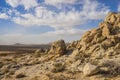 Boulders Form Hillside in Mojave Desert Royalty Free Stock Photo