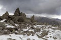 Boulders on the summit of Gylder Fach