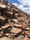 Boulders on the top of Pikes Peak