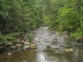 Boulders in Whitetop Laurel Creek Royalty Free Stock Photo