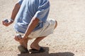 Boules (Petanque) game