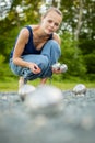 Boules (Petanque) game