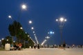 Boulevard on the Caspian Sea in Baku, Azerbaijan