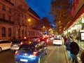 Boulevard Haussmann, Paris Royalty Free Stock Photo