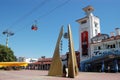 The boulevard in Mamaia. Royalty Free Stock Photo