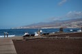 Boulevard of Playa de Las Americas, Tenerife, Canary Island
