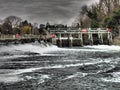 Boulters Lock Weir Royalty Free Stock Photo
