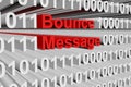 Bounce message Royalty Free Stock Photo
