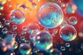 Bouncing Bubbles bubbles Royalty Free Stock Photo