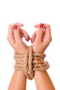 Bound hands Royalty Free Stock Photo